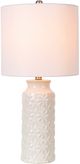 Surya Terrassa White Glazed Lamp-1