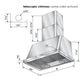 Ilve® Majestic II Series 36" Gloss Black Wall Mount Convertible Hood-2