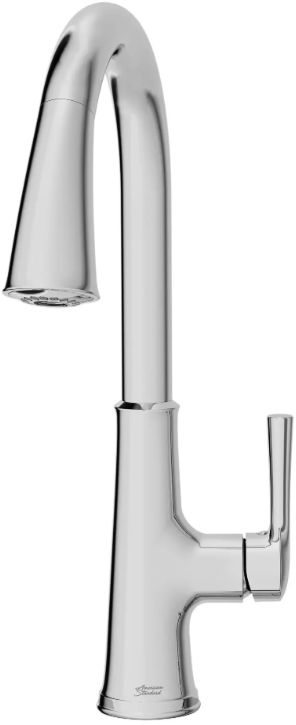American Standard Renate Polished Chrome Single-Handle Pull-Down Dual Spray Kitchen Faucet-1