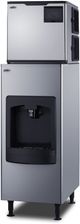 Summit® 23" 350 lb. Stainless Steel Freestanding Ice and Water Dispenser-2