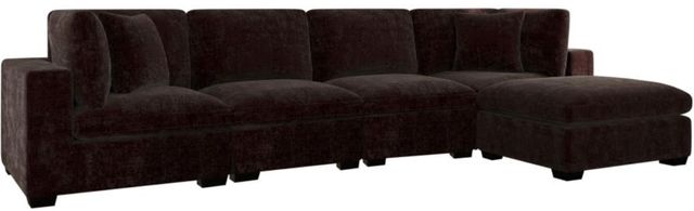 Coaster® Lakeview 5-Piece Dark Chocolate Modular Sectional-0