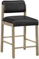 Coaster® Decker 7-Piece Black/Natural Oak Counter Dining Set-5