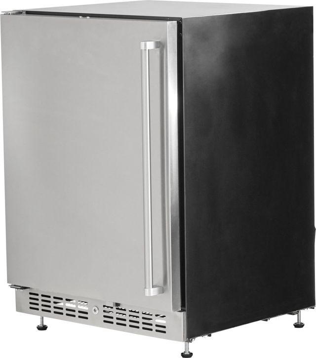 Coyote® 24" 5.1 Cu. Ft. Stainless Steel Outdoor Under Counter Refrigerator-1