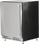 Coyote® 24" 5.1 Cu. Ft. Stainless Steel Outdoor Under Counter Refrigerator-1