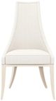 Caracole® Tall Order Caracole Classic Soft Silver Paint/White Dining Side Chair-1