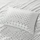 Olliix by Intelligent Design Grey/Silver Twin Metallic Dot Printed Sheet Set-1