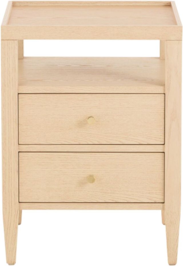 Bassett® Furniture Willow Natural Sand Bedside Table-2