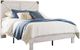 Signature Design by Ashley® Shawburn Dark Charcoal Gray/White Full Platform Bed-0