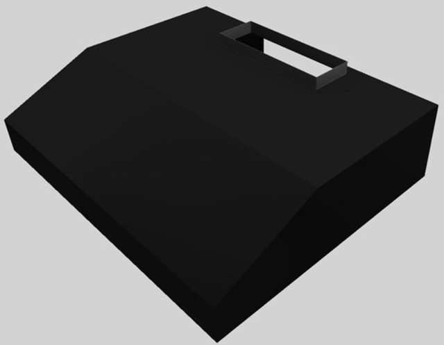 Vent-A-Hood® K Series 24" Black Under Cabinet Range Hood-4