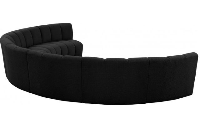 Meridian Furniture Infinity 7-Piece Black Modular Sectional Set-3
