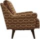 Jonathan Louis Popper Orange Swivel Chair-3