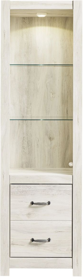 Signature Design by Ashley® Bellaby 4-Piece Whitewash Entertainment Center with Spot Lights-1