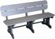 Nature's Best Furniture Customizable 5' Polyethylene Outdoor Bench with Back-0