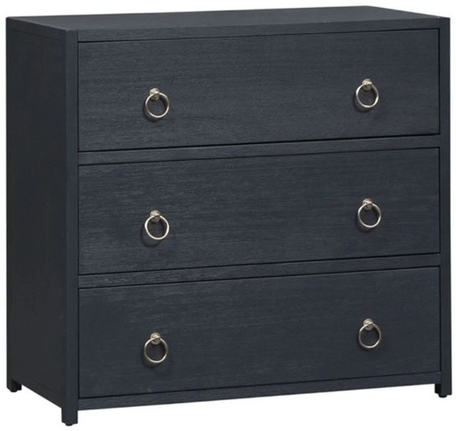 Liberty Furniture East End Wirebrushed Denim Accent Cabinet-0
