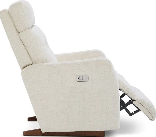 La-Z-Boy® Lennon Cream Power Rocking Recliner with Headrest and Lumbar-4
