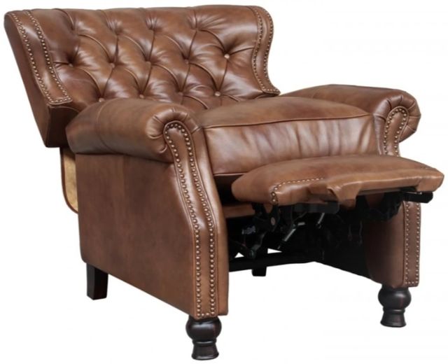 BarcaLounger® Presidential Wenlock Tawny Leather Manual Recliner-2