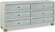 Century® Carrier and Company Case Avery Gold/Gray Dresser-0