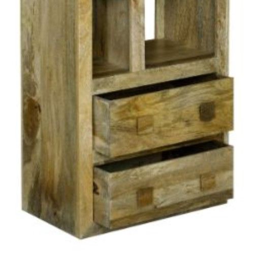 Jaipur Furniture Yoga Dark Brown Tall Bookcase-2