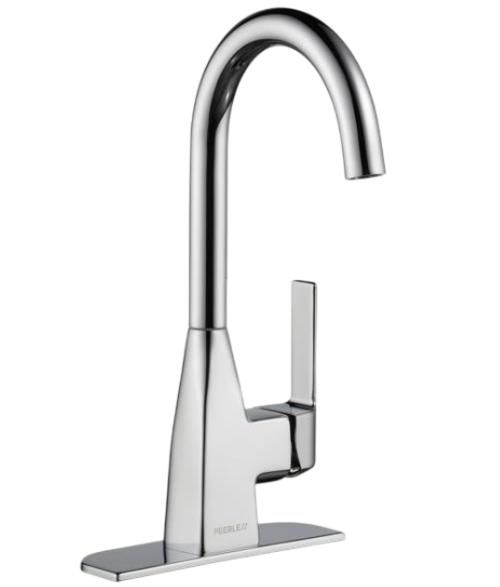 Peerless Xander® Chrome Single Handle Bar Faucet-1