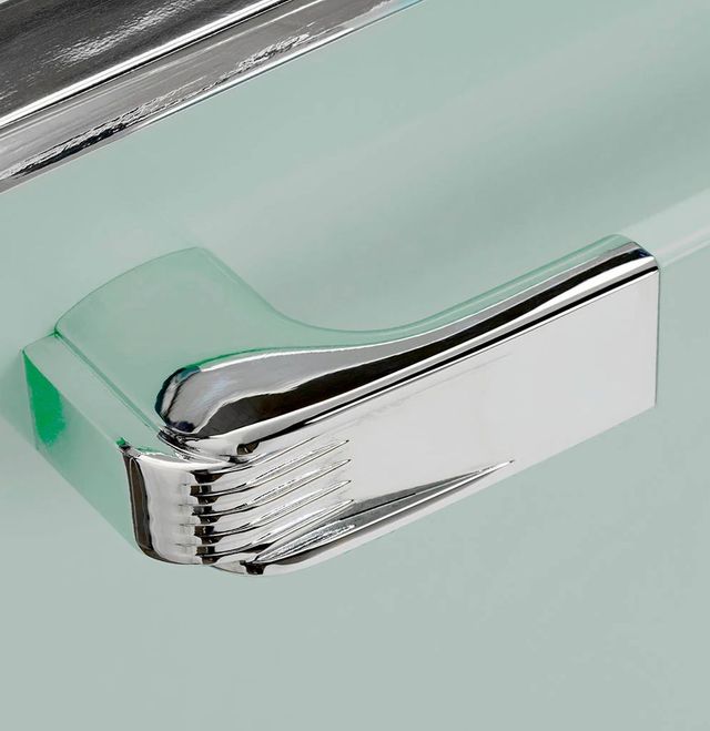 Unique® Appliances Classic Retro 24" Summer Mint Green Built In Dishwasher-3