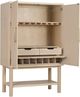 Modus Furniture Zinnia White Sand Bar Cabinet-3