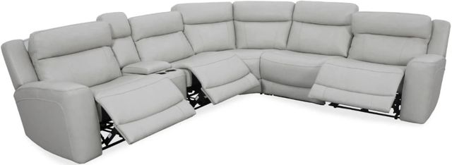 Parker House® Calgary 6-Piece Stone Modular Power Reclining Sectional-1
