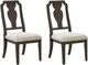 Signature Design by Ashley® Bannette Dark Brown/Light Gray Upholstered Dining Side Chair -1