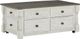 Signature Design by Ashley® Havalance Gray Wood Lift-Top Cocktail Table with White Base-0