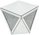 Michael Amini® Montreal Mirrored/Silver End Table-3