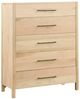 Bassett® Furniture BenchMade Parkway Lucent 5-Drawer Chest-0