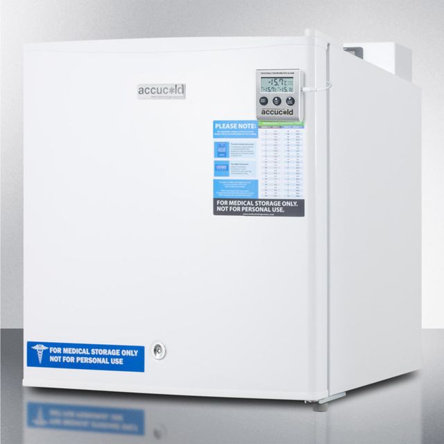 Accucold® by Summit® VAC Series 19" 1.4 Cu. Ft. White Compact All Freezer-3