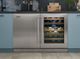 Sub-Zero® Designer Stainless Steel Undercounter Glass Door Panel with Pro Handle-1