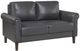 Homelegance® Hector Dark Gray Loveseat-0
