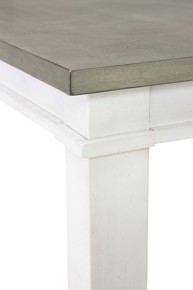 Benchcraft® Nollicott Whitewash/Light Gray 5 piece Set-1