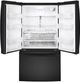 GE® 36" 27 Cu. Ft. Black French Door Refrigerator with Internal Water Dispenser-2