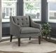 Homelegance® Knox Dark Gray Accent Chair-1