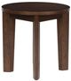 Signature Design by Ashley® Korestone Dark Brown Round End Table-1