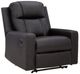 Benchcraft® Mackmenville Carbon Manual Zero Wall Recliner-0