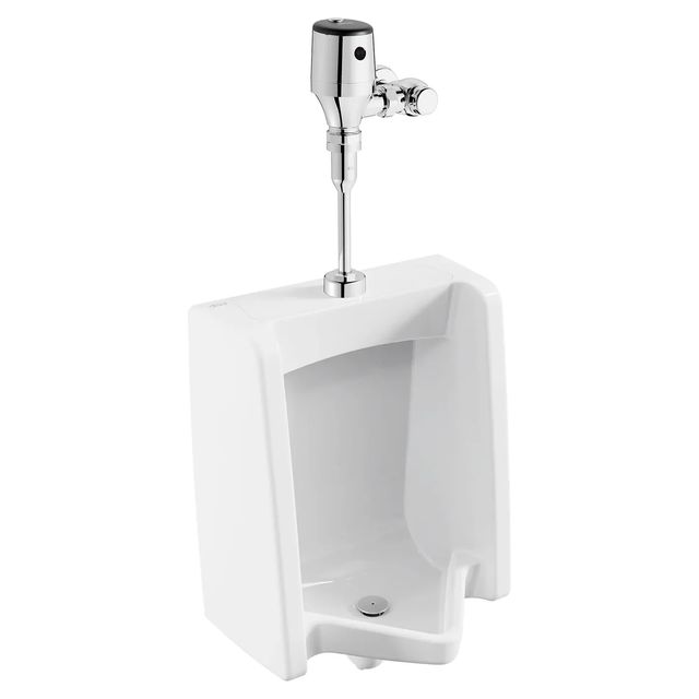 American Standard Selectronic Diaphragm FV Polished Chrome Ultima® Selectronic® Exposed Urinal Flush Valve, Battery, 0.125 gpf/0.5 Lpf-0