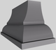 Vent-A-Hood® Designer Series 60" Gunsmoke Wall Mounted Range Hood-3