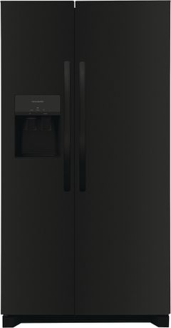 Frigidaire® 36 in. 25.6 Cu. Ft. Black Side-by-Side Refrigerator