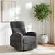 Coaster® Hamilton Charcoal Gray Manual Recliner-2