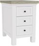 Riverside Furniture Cora Fog Chairside Table with Cloud Base-0