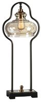 Uttermost® Cotulla Aged Black Accent Lamp-0