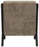 Elements International Marina Brushed Espresso/Langley Cocoa Accent Chair-4