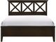 Bernards Nova II Brown King Panel Bed-2