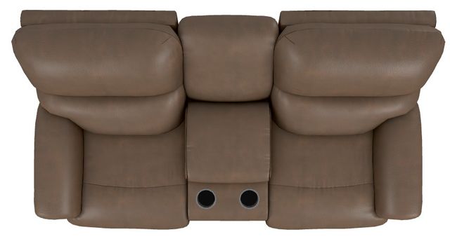 La-Z-Boy® Trouper Whiskey Power Reclining Loveseat with Console and Headrest-4