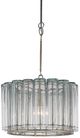 Currey & Company Bevilacqua Silver Leaf Pendant Lighting-0
