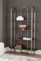 Signature Design by Ashley® Brentmour Brown/Gold Bookcase-4