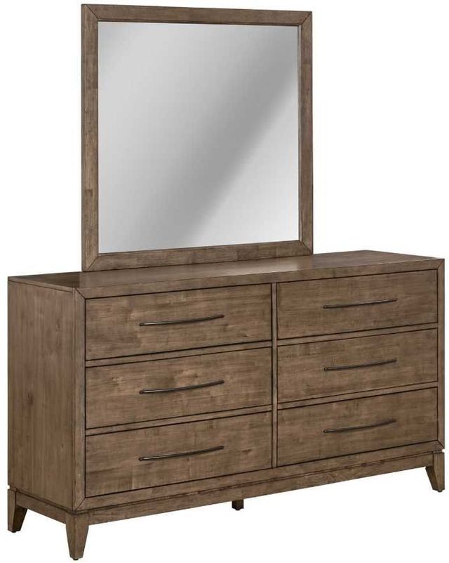 Liberty Furniture Shaker Lakes 4-Piece Harvest Brown King Bedroom Set-3